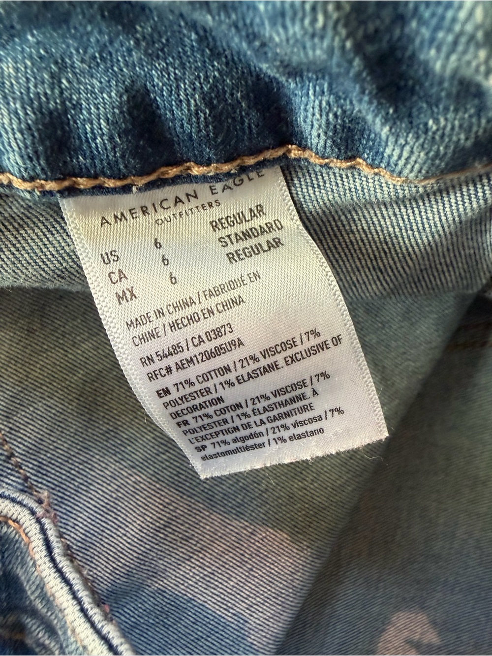 Women’s American Eagle Flare Denim Jeans 6 - Picture 7 of 7